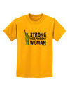 Statue of Liberty Strong Woman Childrens T-Shirt-Childrens T-Shirt-TooLoud-Gold-X-Small-Davson Sales