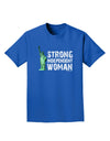 Statue of Liberty Strong Woman Dark Adult Dark T-Shirt-Mens T-Shirt-TooLoud-Royal-Blue-Small-Davson Sales