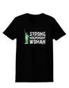 Statue of Liberty Strong Woman Dark Womens Dark T-Shirt-TooLoud-Black-X-Small-Davson Sales