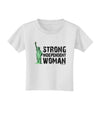 Statue of Liberty Strong Woman Toddler T-Shirt-Toddler T-Shirt-TooLoud-White-2T-Davson Sales