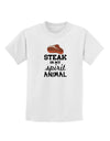 Steak Is My Spirit Animal Childrens T-Shirt-Childrens T-Shirt-TooLoud-White-X-Small-Davson Sales