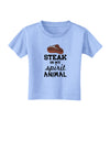 Steak Is My Spirit Animal Toddler T-Shirt-Toddler T-Shirt-TooLoud-Aquatic-Blue-2T-Davson Sales