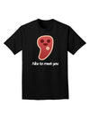 Steak - Nice to Meat You Adult Dark T-Shirt-Mens T-Shirt-TooLoud-Black-Small-Davson Sales