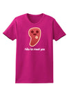 Steak - Nice to Meat You Womens Dark T-Shirt-Womens T-Shirt-TooLoud-Hot-Pink-Small-Davson Sales