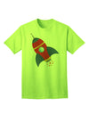 Stellar Space Rocket Ship and Stars Adult T-Shirt by TooLoud-Mens T-shirts-TooLoud-Neon-Green-Small-Davson Sales