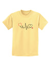 Stethoscope Heartbeat Childrens T-Shirt-Childrens T-Shirt-TooLoud-Daffodil-Yellow-X-Small-Davson Sales