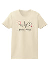 Stethoscope Heartbeat Text Womens T-Shirt-Womens T-Shirt-TooLoud-Natural-X-Small-Davson Sales