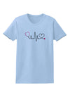 Stethoscope Heartbeat Womens T-Shirt-Womens T-Shirt-TooLoud-Light-Blue-X-Small-Davson Sales