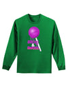 Sticky & Sweet Lollipop Adult Long Sleeve Dark T-Shirt-TooLoud-Kelly-Green-Small-Davson Sales