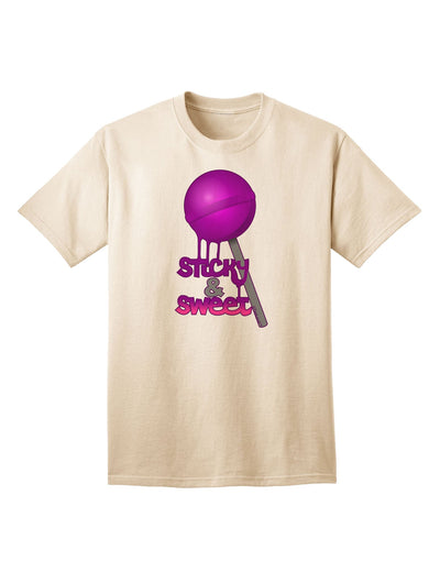 Sticky & Sweet Lollipop Adult T-Shirt-unisex t-shirt-TooLoud-Natural-Small-Davson Sales