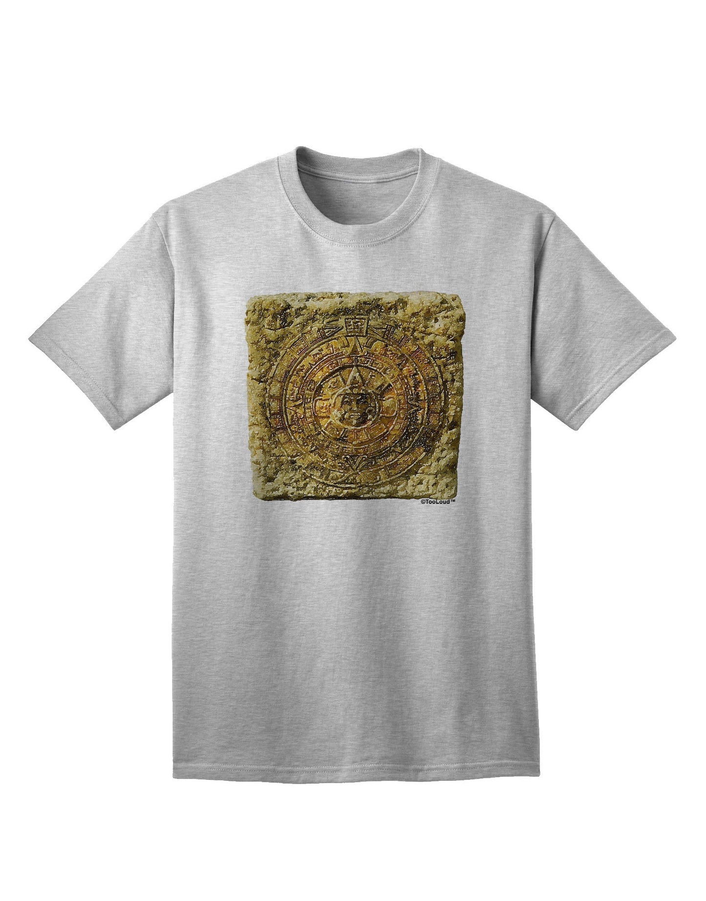 Stone Carving Sepia Adult T-Shirt-Mens T-Shirt-TooLoud-AshGray-Small-Davson Sales