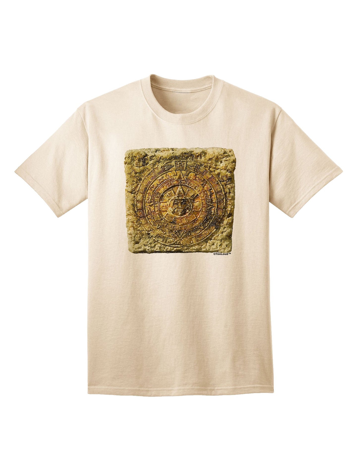 Stone Carving Sepia Adult T-Shirt-Mens T-Shirt-TooLoud-Natural-Small-Davson Sales