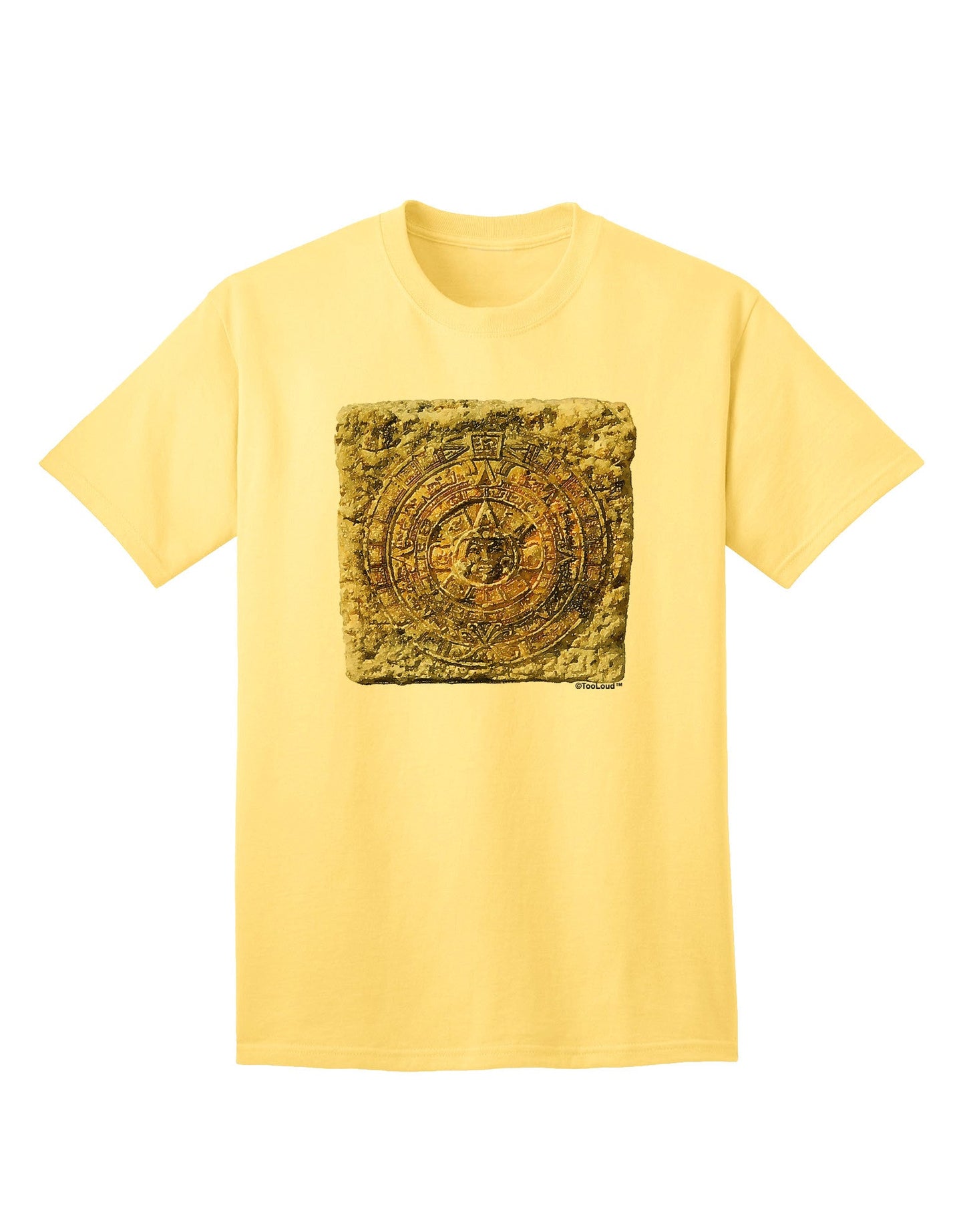 Stone Carving Sepia Adult T-Shirt-Mens T-Shirt-TooLoud-Yellow-Small-Davson Sales
