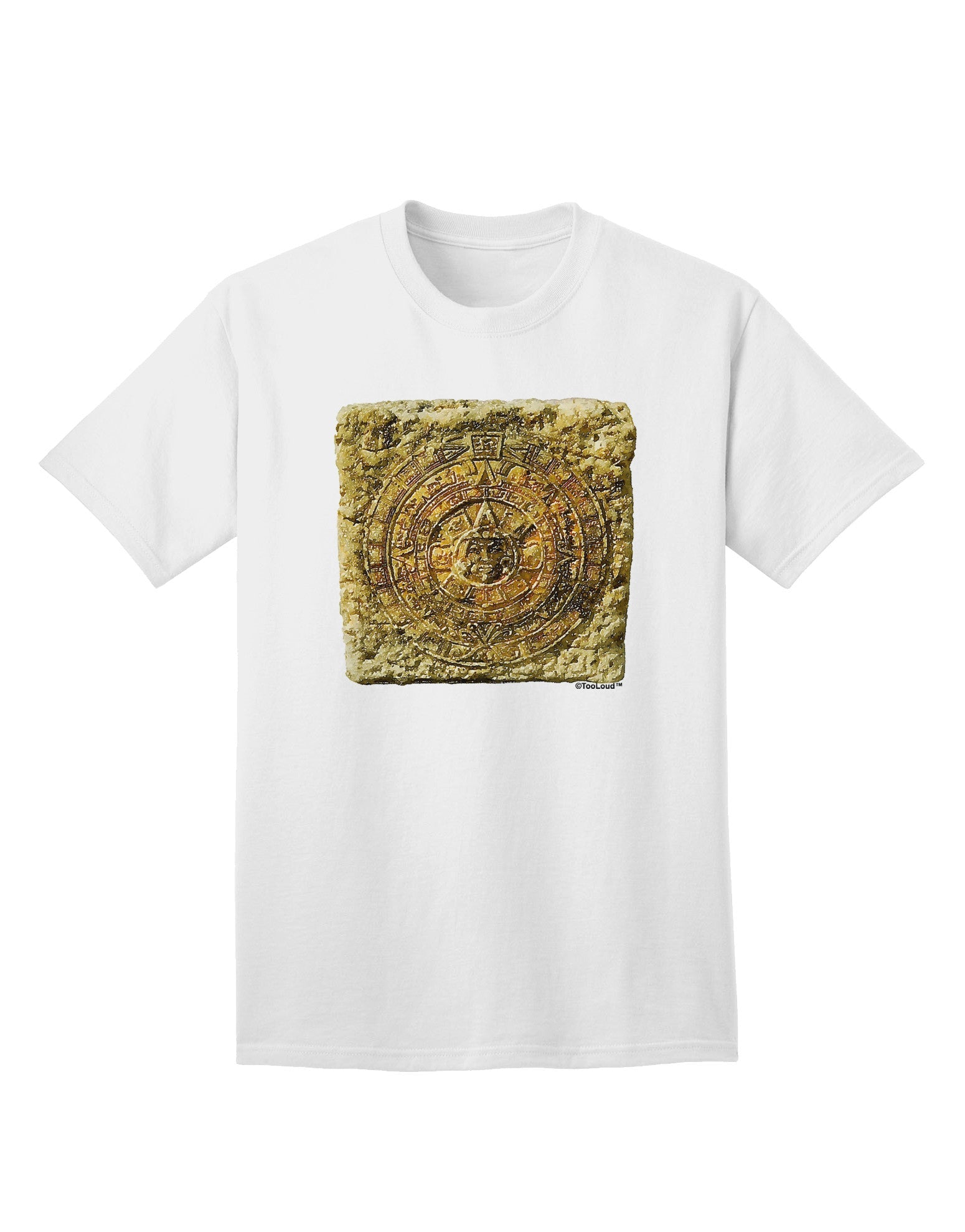 Stone Carving Sepia Adult T-Shirt-Mens T-Shirt-TooLoud-White-Small-Davson Sales
