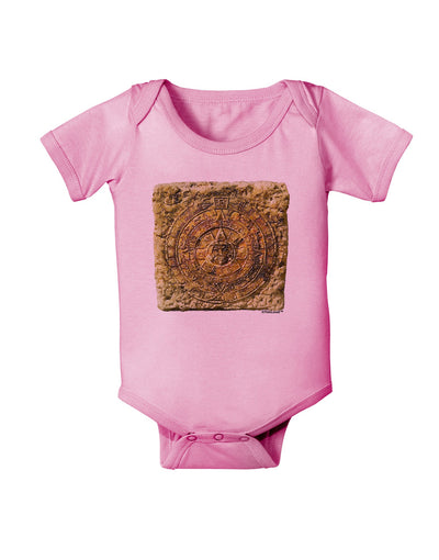 Stone Carving Sepia Baby Romper Bodysuit-Baby Romper-TooLoud-Light-Pink-06-Months-Davson Sales