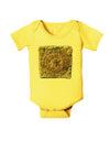 Stone Carving Sepia Baby Romper Bodysuit-Baby Romper-TooLoud-Yellow-06-Months-Davson Sales