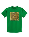 Stone Carving Sepia Childrens Dark T-Shirt-Childrens T-Shirt-TooLoud-Kelly-Green-X-Small-Davson Sales