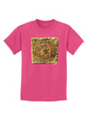 Stone Carving Sepia Childrens Dark T-Shirt-Childrens T-Shirt-TooLoud-Sangria-X-Small-Davson Sales