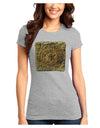 Stone Carving Sepia Juniors T-Shirt-Womens Juniors T-Shirt-TooLoud-Ash-Gray-Juniors Fitted X-Small-Davson Sales