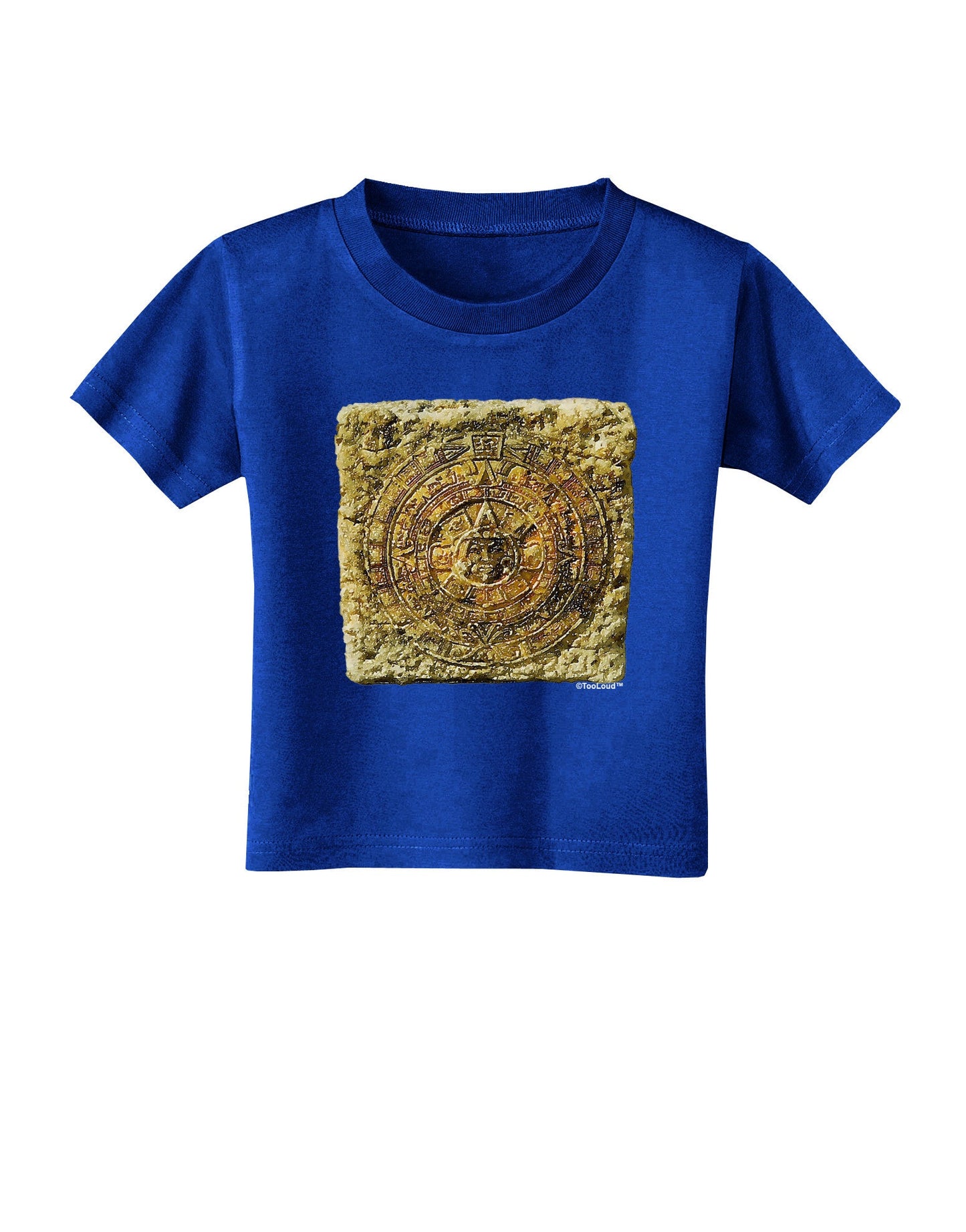 Stone Carving Sepia Toddler T-Shirt Dark-Toddler T-Shirt-TooLoud-Royal-Blue-2T-Davson Sales