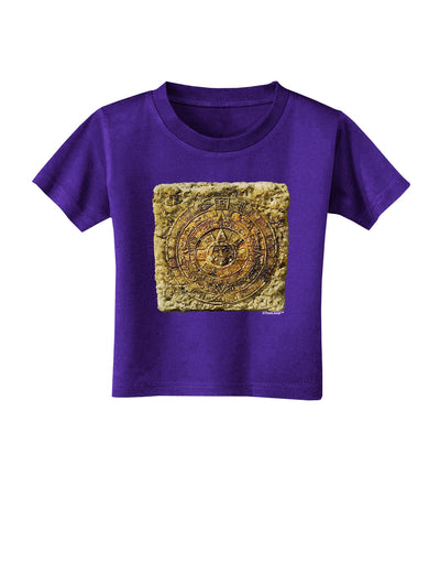 Stone Carving Sepia Toddler T-Shirt Dark-Toddler T-Shirt-TooLoud-Purple-2T-Davson Sales