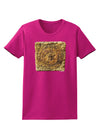 Stone Carving Sepia Womens Dark T-Shirt-TooLoud-Hot-Pink-Small-Davson Sales