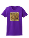 Stone Carving Sepia Womens Dark T-Shirt-TooLoud-Purple-X-Small-Davson Sales