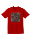 Stone Carving Watercolor Adult Dark T-Shirt-Mens T-Shirt-TooLoud-Red-Small-Davson Sales