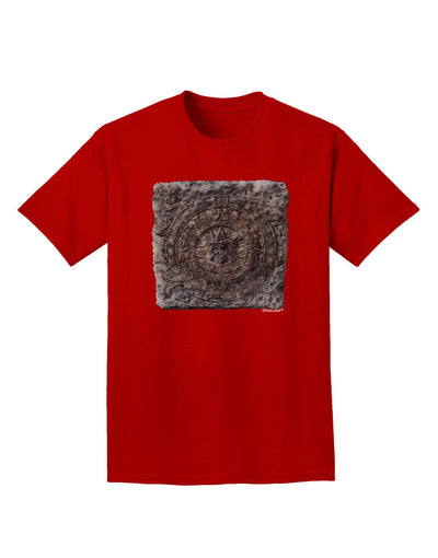 Stone Carving Watercolor Adult Dark T-Shirt-Mens T-Shirt-TooLoud-Red-Small-Davson Sales