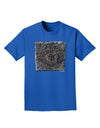 Stone Carving Watercolor Adult Dark T-Shirt-Mens T-Shirt-TooLoud-Royal-Blue-Small-Davson Sales