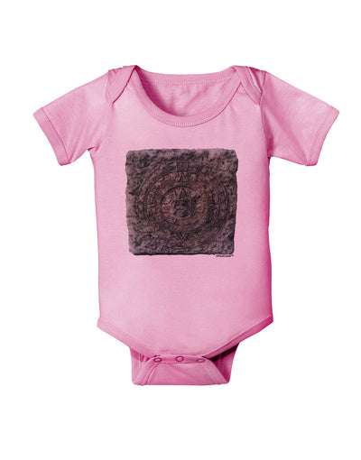 Stone Carving Watercolor Baby Romper Bodysuit-Baby Romper-TooLoud-Light-Pink-06-Months-Davson Sales