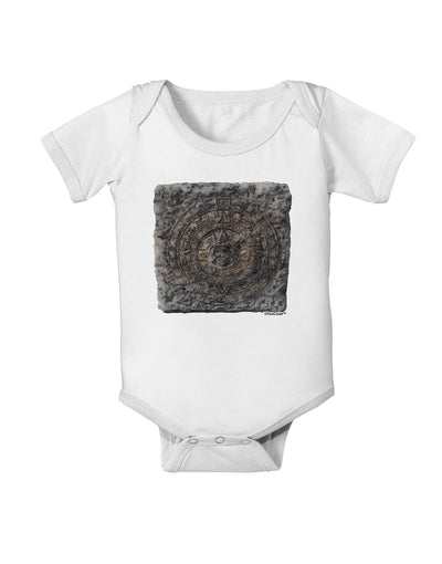 Stone Carving Watercolor Baby Romper Bodysuit-Baby Romper-TooLoud-White-06-Months-Davson Sales