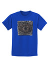 Stone Carving Watercolor Childrens Dark T-Shirt-Childrens T-Shirt-TooLoud-Royal-Blue-X-Small-Davson Sales