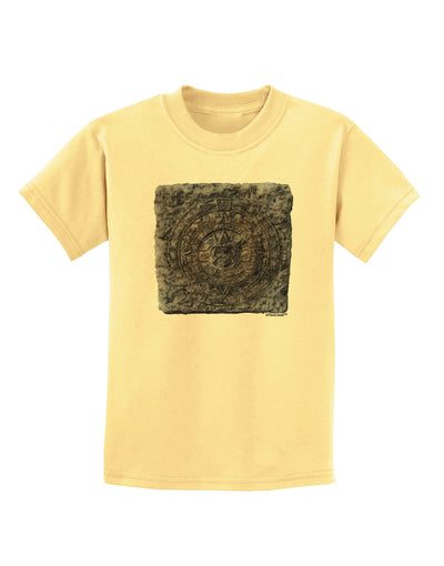 Stone Carving Watercolor Childrens T-Shirt-Childrens T-Shirt-TooLoud-Daffodil-Yellow-X-Small-Davson Sales