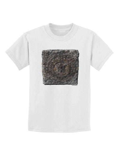 Stone Carving Watercolor Childrens T-Shirt-Childrens T-Shirt-TooLoud-White-X-Small-Davson Sales