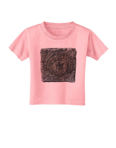 Stone Carving Watercolor Toddler T-Shirt-Toddler T-Shirt-TooLoud-Candy-Pink-2T-Davson Sales