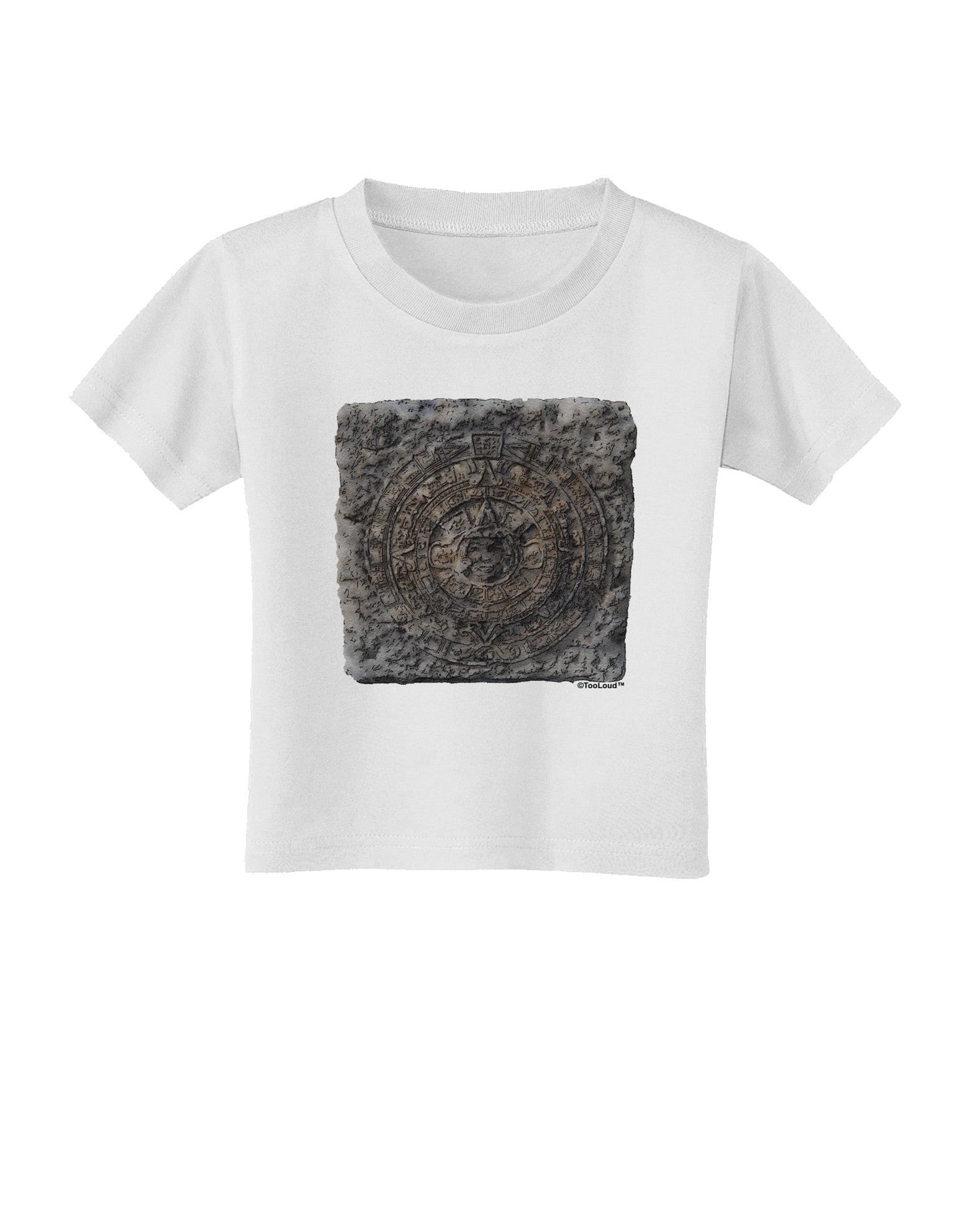 Stone Carving Watercolor Toddler T-Shirt-Toddler T-Shirt-TooLoud-White-2T-Davson Sales
