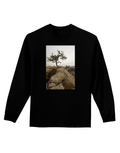 Stone Tree Colorado Adult Long Sleeve Dark T-Shirt by TooLoud-TooLoud-Black-Small-Davson Sales