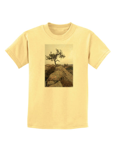 Stone Tree Colorado Childrens T-Shirt by TooLoud-Childrens T-Shirt-TooLoud-Daffodil-Yellow-X-Small-Davson Sales