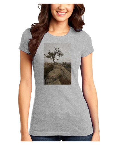 Stone Tree Colorado Juniors Petite T-Shirt by TooLoud-T-Shirts Juniors Tops-TooLoud-Ash-Gray-Juniors Fitted X-Small-Davson Sales