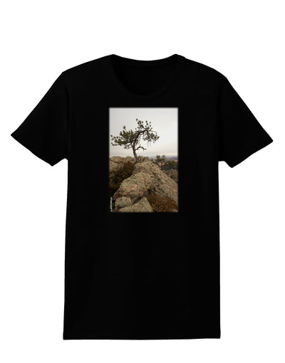 Stone Tree Colorado Womens Dark T-Shirt by TooLoud-Womens T-Shirt-TooLoud-Black-X-Small-Davson Sales