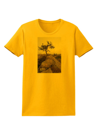 Stone Tree Colorado Womens T-Shirt by TooLoud-Womens T-Shirt-TooLoud-Gold-X-Small-Davson Sales