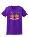 Stop Staring At My Pumpkins Womens Dark T-Shirt by TooLoud-Womens T-Shirt-TooLoud-Purple-X-Small-Davson Sales