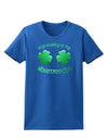 Stop Staring At My Shamrocks Womens Dark T-Shirt-TooLoud-Royal-Blue-X-Small-Davson Sales