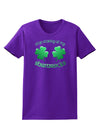 Stop Staring At My Shamrocks Womens Dark T-Shirt-TooLoud-Purple-X-Small-Davson Sales