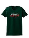Straight Savage Womens Dark T-Shirt-TooLoud-Forest-Green-Small-Davson Sales