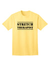 Stretch Therapist Text Adult T-Shirt-Mens T-Shirt-TooLoud-Yellow-Small-Davson Sales