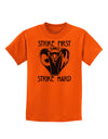 Strike First Strike Hard Cobra Childrens T-Shirt-Childrens T-Shirt-TooLoud-Orange-X-Small-Davson Sales