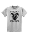 Strike First Strike Hard Cobra Childrens T-Shirt-Childrens T-Shirt-TooLoud-AshGray-X-Small-Davson Sales