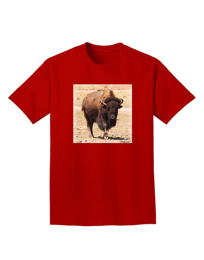 Strong Bison Adult Dark T-Shirt-Mens T-Shirt-TooLoud-Red-Small-Davson Sales